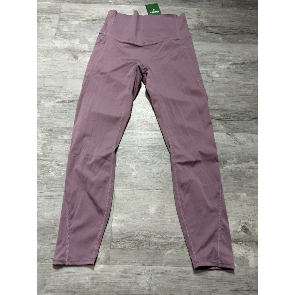 Halara High Rise Tapered Capri Quick Dry Pants Mauve Size S A4-0007